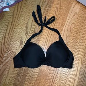 Black Bathing Suit Top Size L